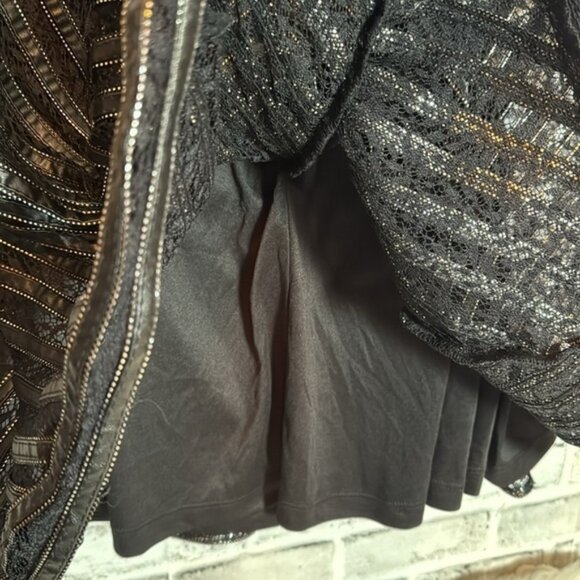 Guess fit and flare black party cocktail dress size 12 in excellent condition - Picture 11 of 11